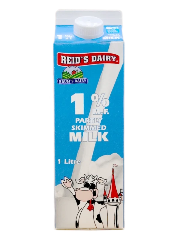 1% Partly Skimmed Milk (1 Litre)