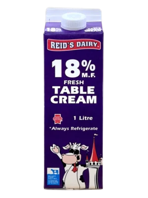 18% Table Cream (1 Litre)