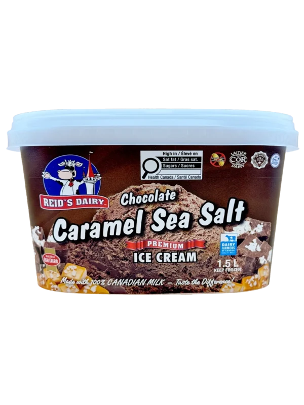Chocolate Caramel Sea Salt Premium Ice Cream