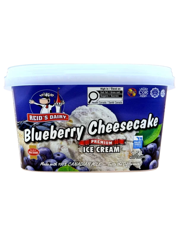 Blueberry Cheesecake Premium Ice Cream