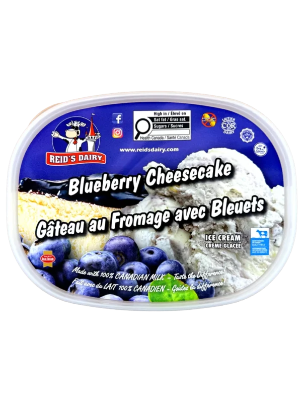 Blueberry Cheesecake Premium Ice Cream