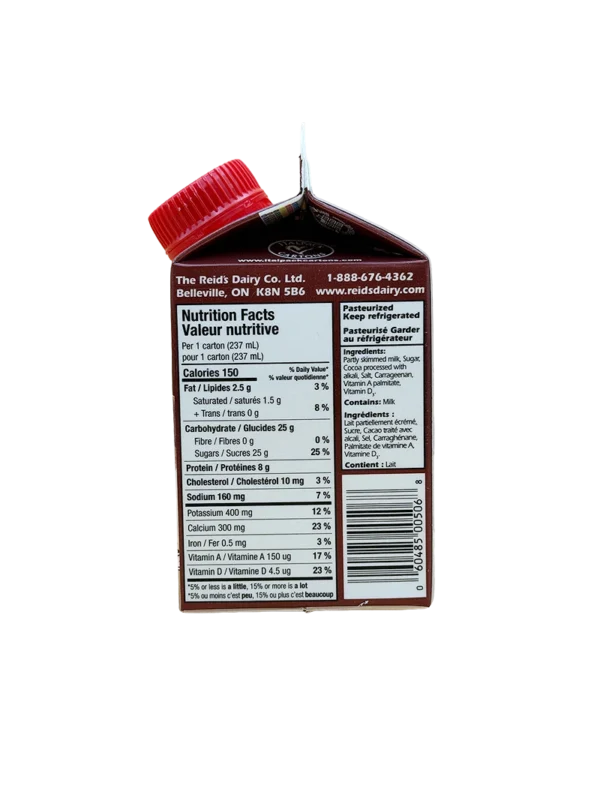 1% Chocolate Milk 237ml